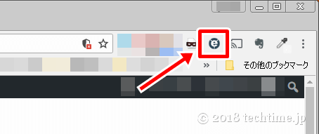 Chrome機能拡張IE Tabのツールバーアイコンの画像