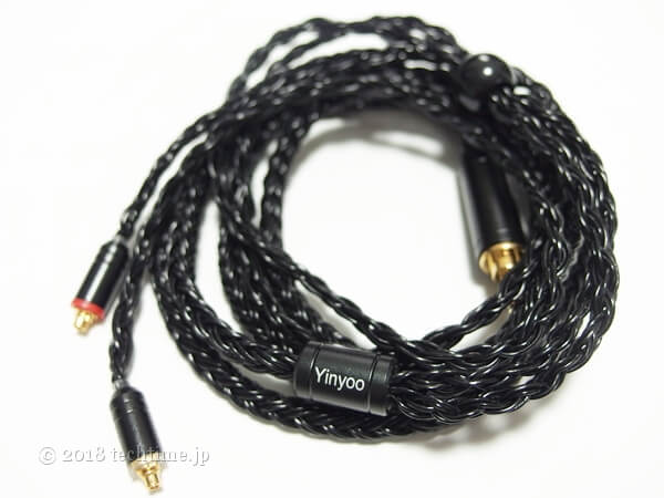 16芯銀メッキOFCリケーブル Yinyoo YYX4778（mmcx 2.5mm）の画像