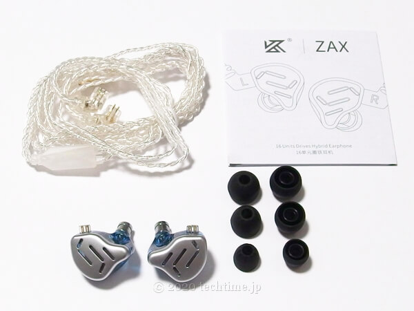 KZ ZAXの同梱物の画像