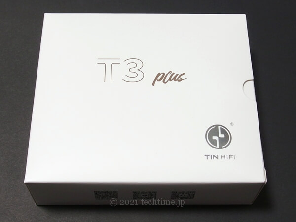 TinHiFi T3 Plusの外箱表面の画像